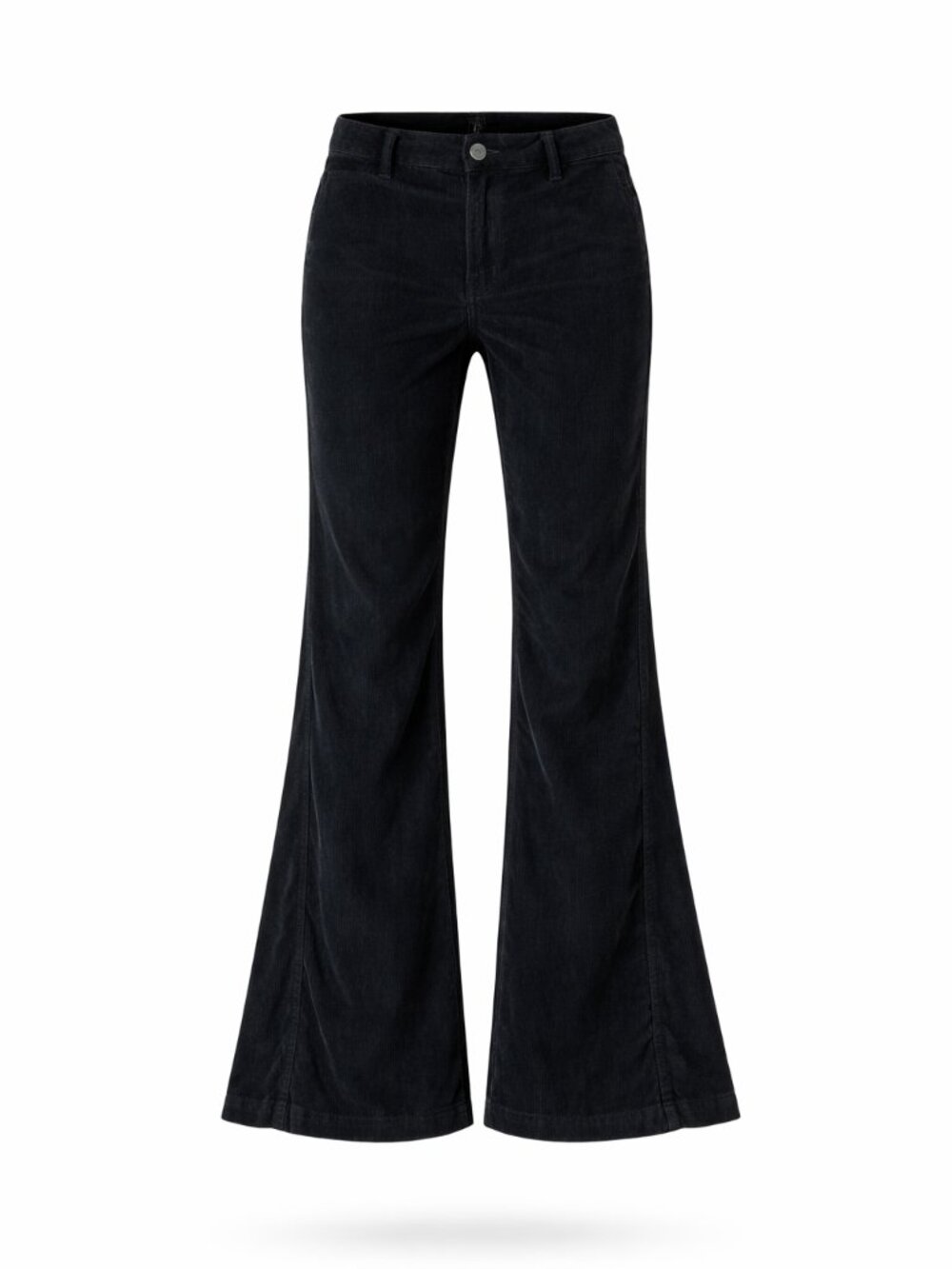 Farm Rio Flare Corduroy Black Pants
